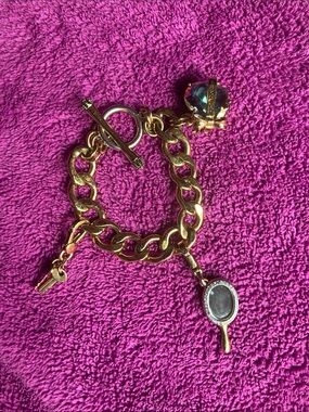 Juicy Couture Bling Mirror Charm Bracelet Pendant